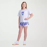 adidas Big Kid Girls Crew Neck Short Sleeve Active T-Shirt