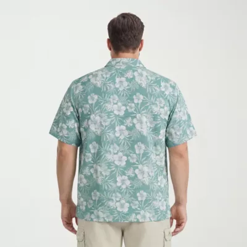 IZOD Sunshield Performance Big and Tall Mens Classic Fit Short Sleeve Polo Shirt