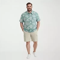 IZOD Sunshield Performance Big and Tall Mens Classic Fit Short Sleeve Polo Shirt
