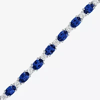 Gemstone Pure Silver Over Brass Bolo Bracelet