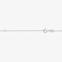 Womens Lab Created Blue Sapphire Pure Silver Over Brass 16 Inch Pendant Necklace
