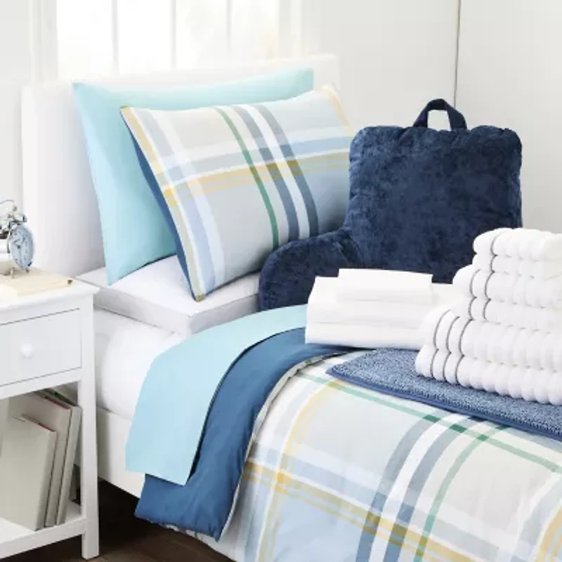 Home Expressions Callum Plaid Complete Bedding Set with Sheets