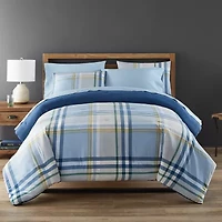 Home Expressions Callum Plaid Complete Bedding Set with Sheets