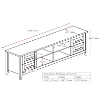 Jackson 71" Wide Storage TV Bench