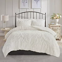 Madison Park Aeriela 3-pc. Damask and Scroll Cotton Comforter Set