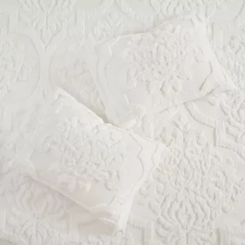 Madison Park Aeriela 3-pc. Damask and Scroll Cotton Comforter Set