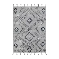 Couristan Andes Abstract Hand Knotted Indoor Rectangular Accent Rug