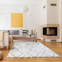 Couristan Sechin Abstract Hand Knotted Indoor Rectangular Accent Rug