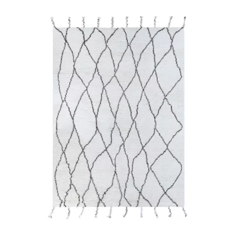 Couristan Misti Abstract Hand Knotted Indoor Rectangular Accent Rug
