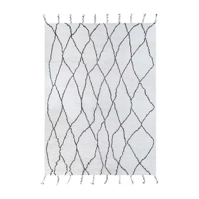 Couristan Misti Abstract Hand Knotted Indoor Rectangular Accent Rug