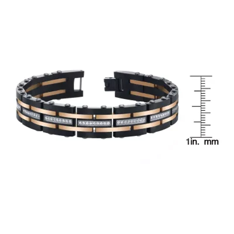 8 1/2 Inch Mens Stainless Steel 8 1/2 Inch Link Bracelet