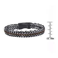 Mens Stainless Steel 8 1/2 Inch Link Bracelet