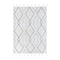 Couristan Sechin Abstract Hand Knotted Indoor Rectangular Accent Rug