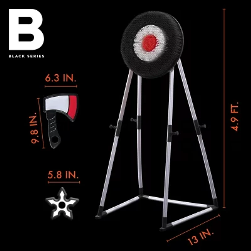 Black Series Axe Throwing Target Set