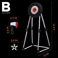 Black Series Axe Throwing Target Set