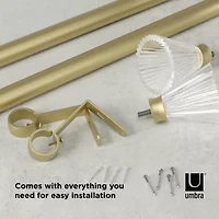 Umbra Tutu 1 IN Adjustable Curtain Rod