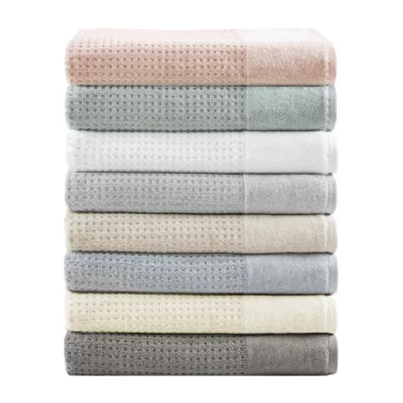 Madison Park Spa Waffle 6-pc. Quick Dry Bath Towel Set