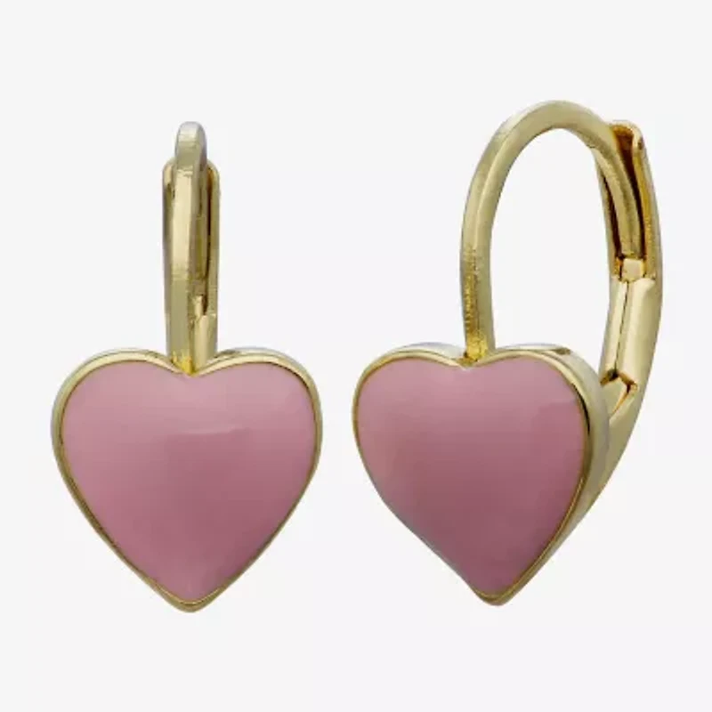 Girls 10K Gold Over Brass Heart 3-pc. Jewelry Set