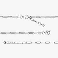 Paris 1901 By Charles Garnier Womens Sterling Silver Solid 6 3/4 Inch Link Bracelet