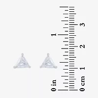 DiamonArt® 2 3/4 CT. T.W. Lab Created White Cubic Zirconia Sterling Silver 7mm Stud Earrings