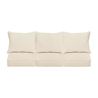 Mozaic Company Deep Seating Sofa Pillow And Set Patio Chair Cushion - Natural