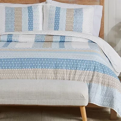 Linery Intricate Patchwork Design Reversible Quilt Set
