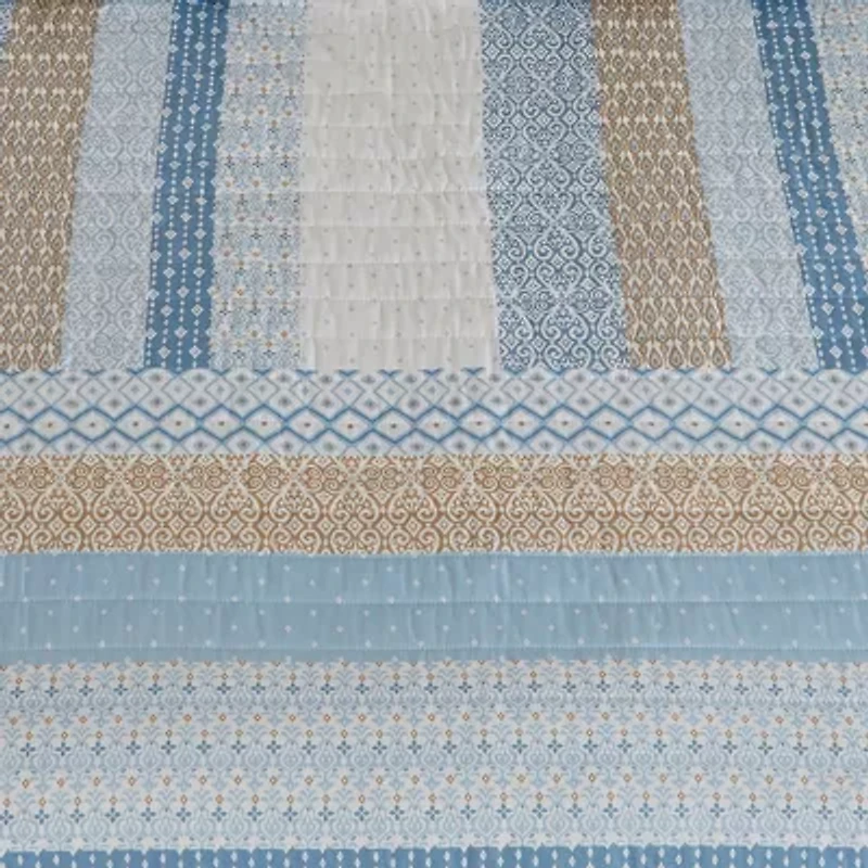 Linery Intricate Patchwork Design Reversible Quilt Set