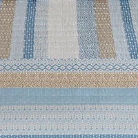 Linery Intricate Patchwork Design Reversible Quilt Set