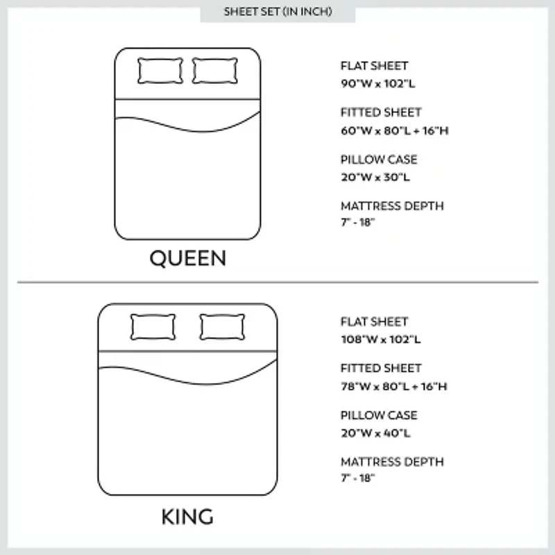 Color Sense 600TC Wrinkle-Resistant Cotton-Rich Sheet Set