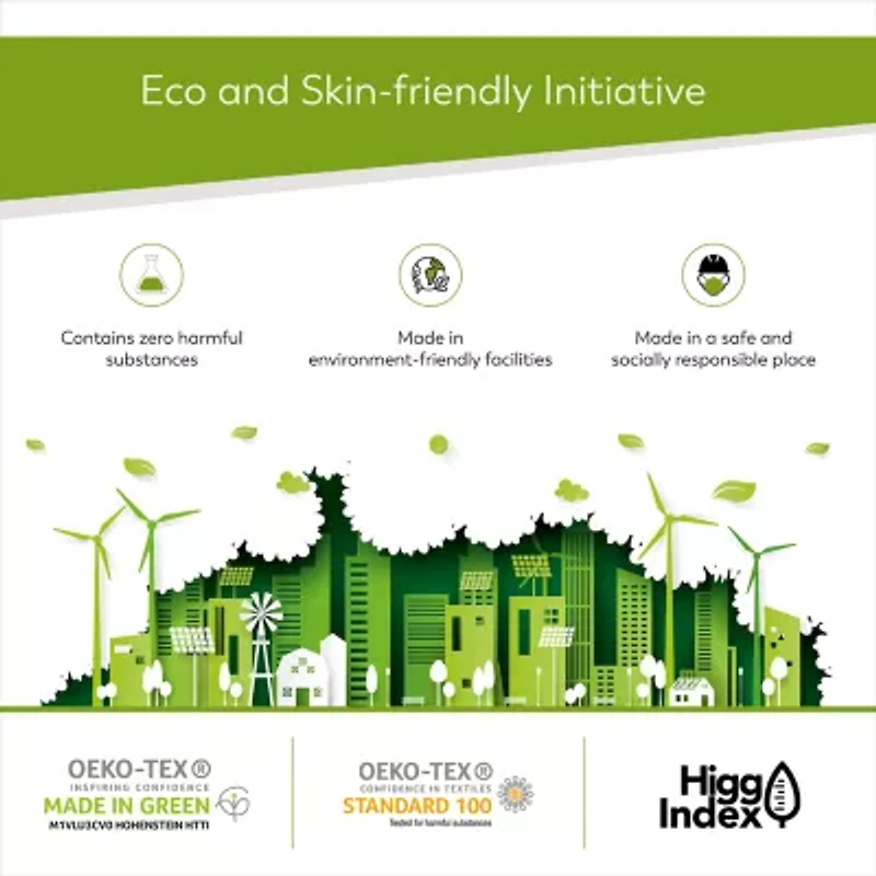 Purity Home 100% Cotton 400 Thread Cool & Crisp Sheet Set