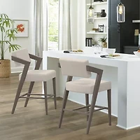 Snyder Counter Height Upholstered Bar Stool