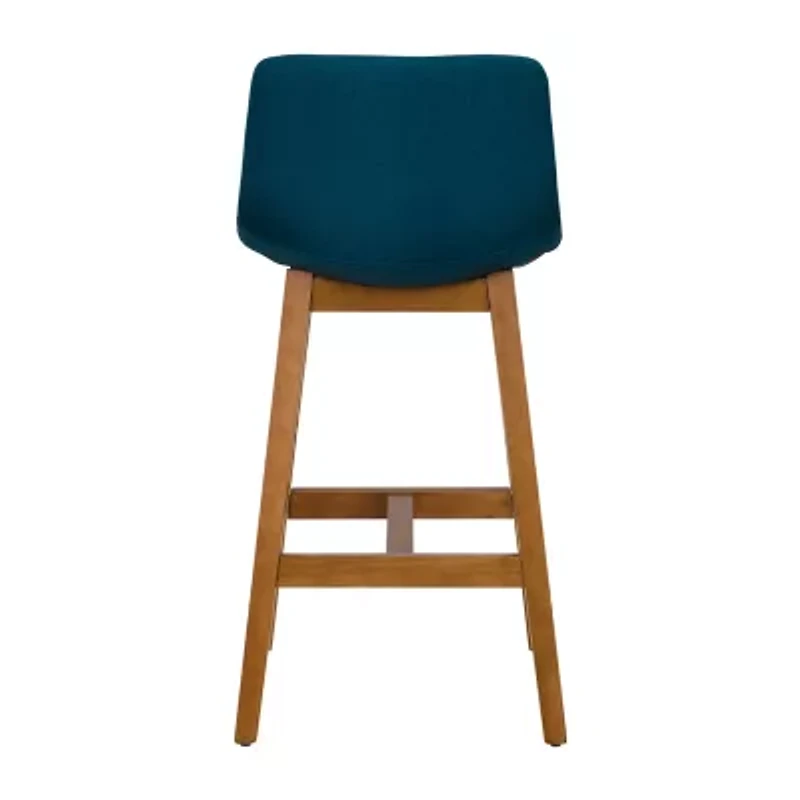 Corliving Nora 2-pc. Counter Height Upholstered Bar Stool