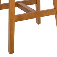 Corliving Nora 2-pc. Counter Height Upholstered Bar Stool