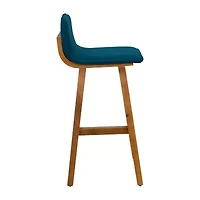 Corliving Bennett 2-pc. Counter Height Upholstered Bar Stool