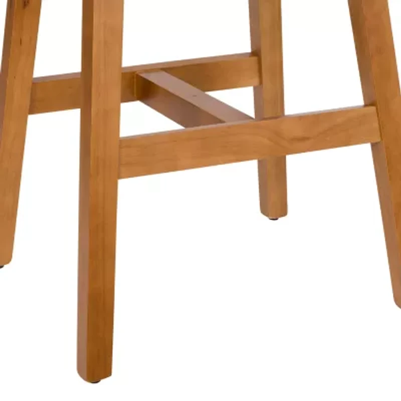Corliving Bennett 2-pc. Counter Height Upholstered Bar Stool