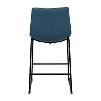 Corliving Asahi 2-pc. Counter Height Upholstered Bar Stool