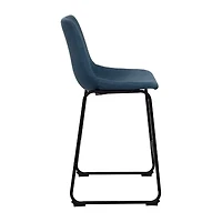 Corliving Asahi 2-pc. Counter Height Upholstered Bar Stool