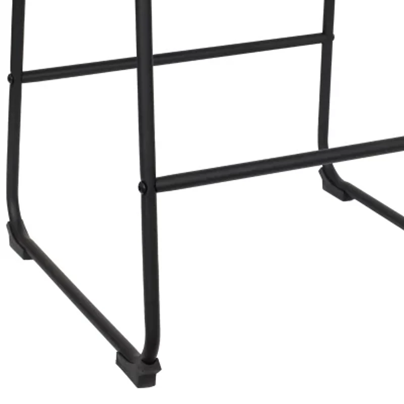 Corliving Asahi 2-pc. Counter Height Upholstered Bar Stool