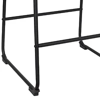 Corliving Asahi 2-pc. Counter Height Upholstered Bar Stool