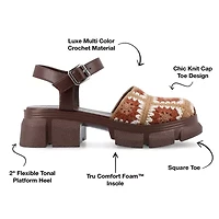 Journee Collection Womens Dorit Heeled Sandals