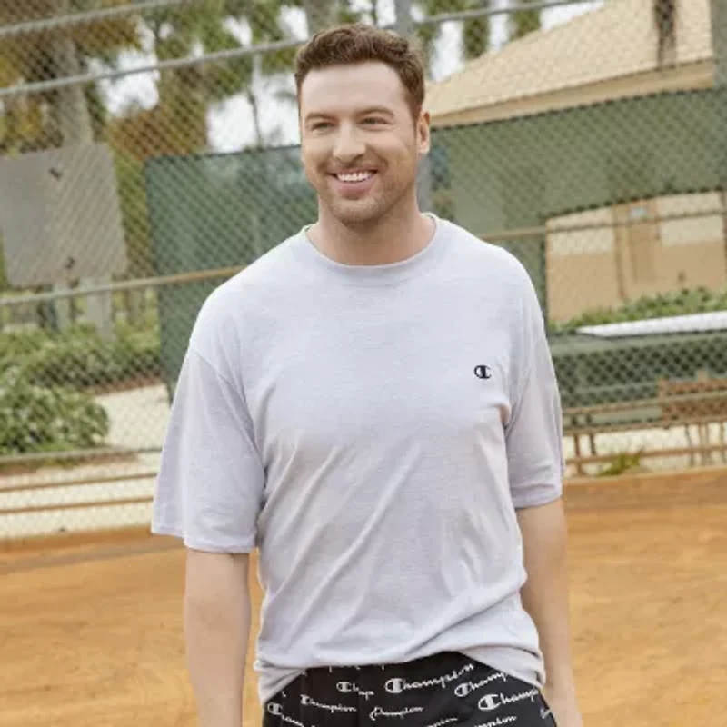 Champion Mens Crew Neck Short Sleeve Active Big and Tall T-Shirt