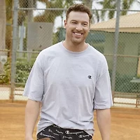 Champion Mens Crew Neck Short Sleeve Active Big and Tall T-Shirt