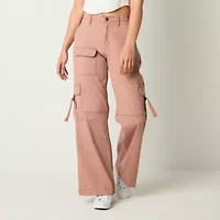 Arizona Womens Straight Low Rise Juniors Cargo Pant
