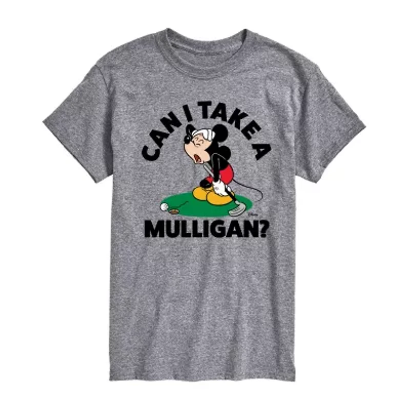Mens Short Sleeve Mickey Mouse Graphic T-Shirt