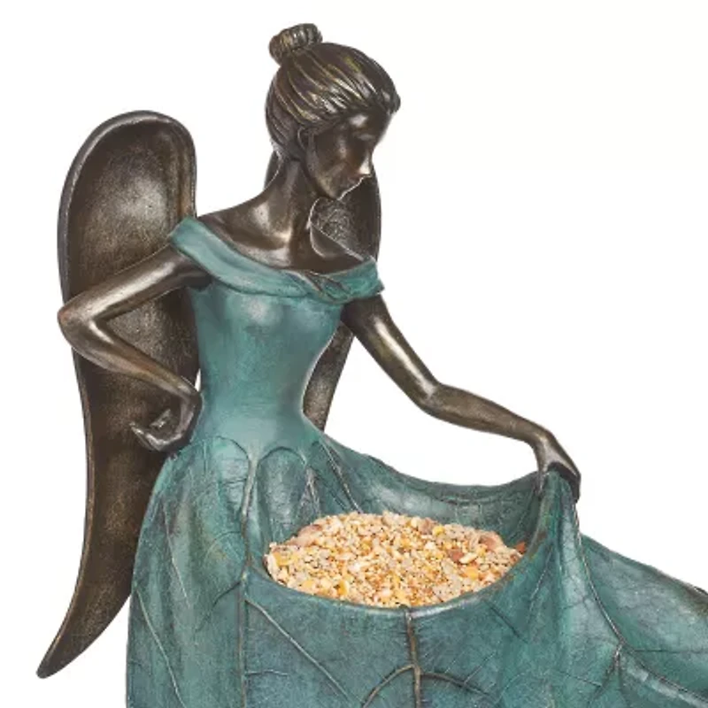 Roman 20in Angel Bird Bath