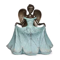 Roman 13.25in Angel Bird Bath