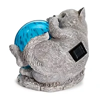 Roman 6in Cat Solar Statue