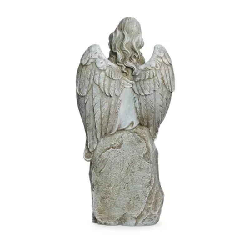 Roman 17.75in Angel With Flowers Statue