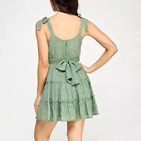 Trixxi Womens Juniors Sleeveless Fit + Flare Dress