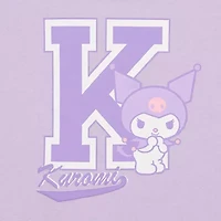 Side Cinch Little & Big Kid Girls Crew Neck Short Sleeve Regular Fit Kuromi Graphic T-Shirt